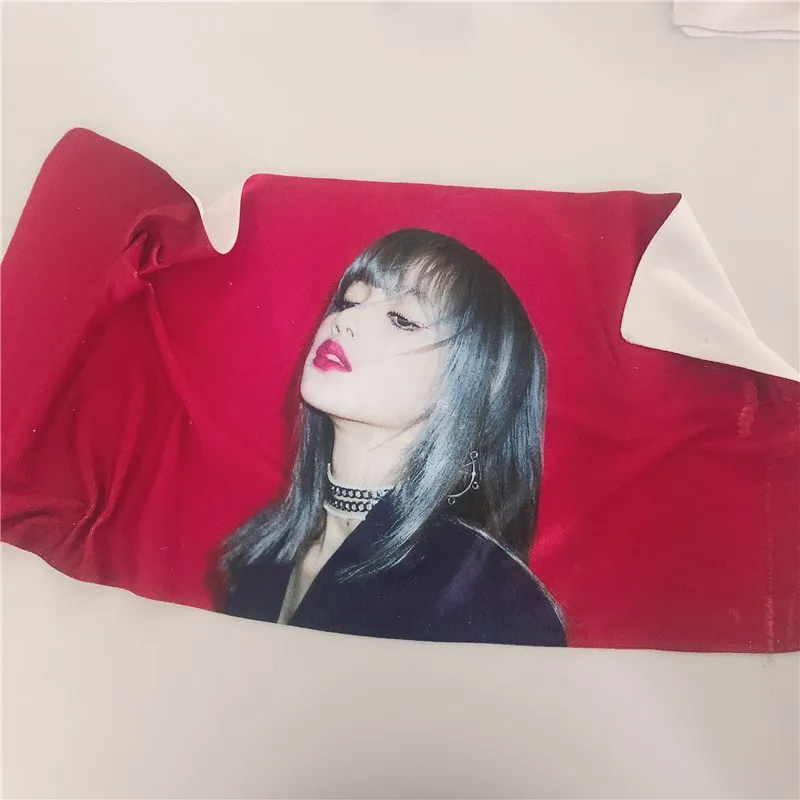 35*75 см Черно-розовая мягкая тряпочка для мытья ванны KILL THIS LOVE Photo Book JISOO LISA ROSE JENNIE высококачественный хлопок LJJ277