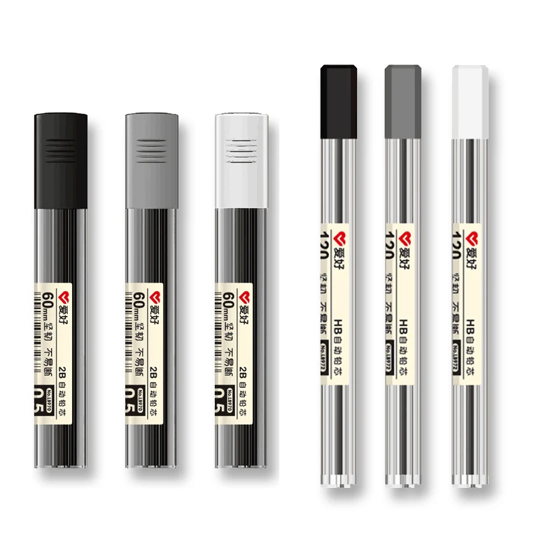 

1 шт./простой графитовый свинцовый карандаш 2B HB, механический сменный Карандаш 0,5 мм/0,7 мм, автоматический сменный карандаш, школьные принадл...