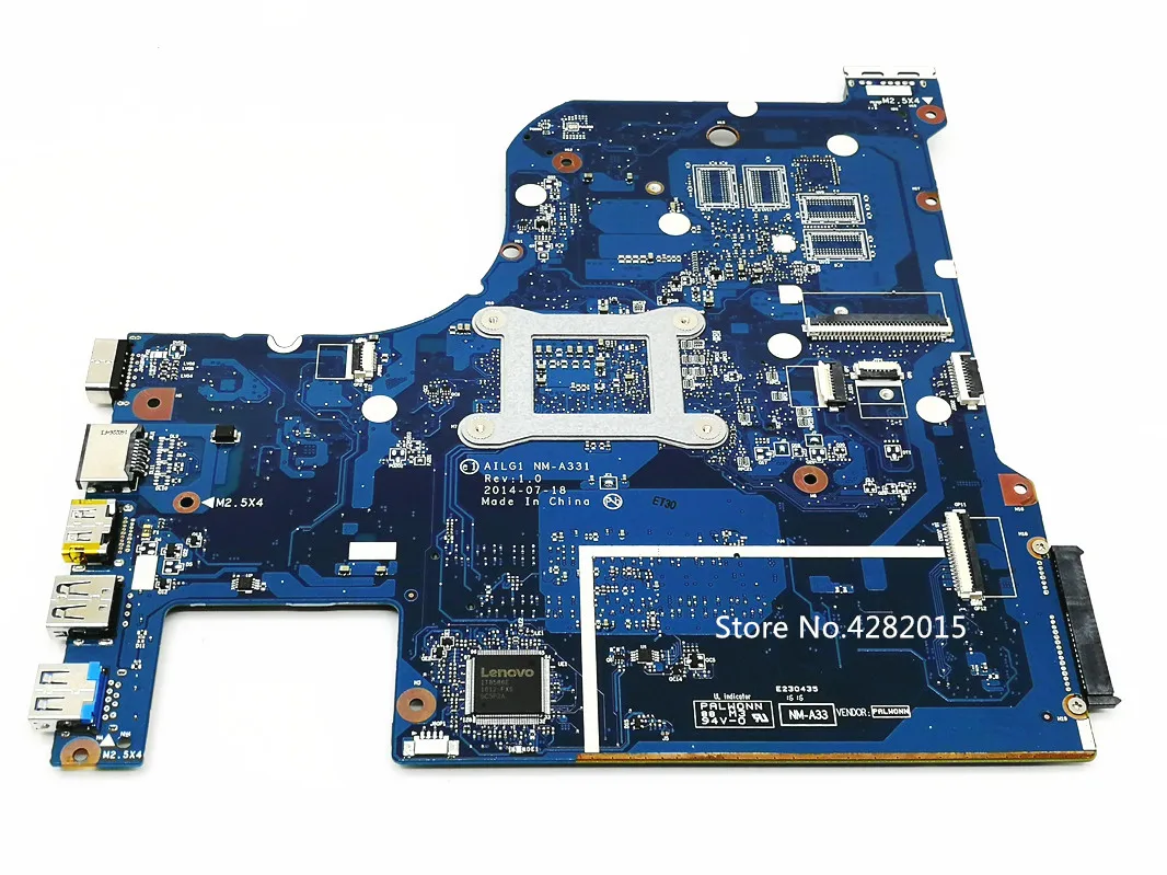 

FRU:5B20J22843 FOR Lenovo Ideapad B70-80 Laptop Motherboard AILG1 NM-A331 with SR23Y I5-5200U N16V 1GB DDR3L 100% Fully Test ok