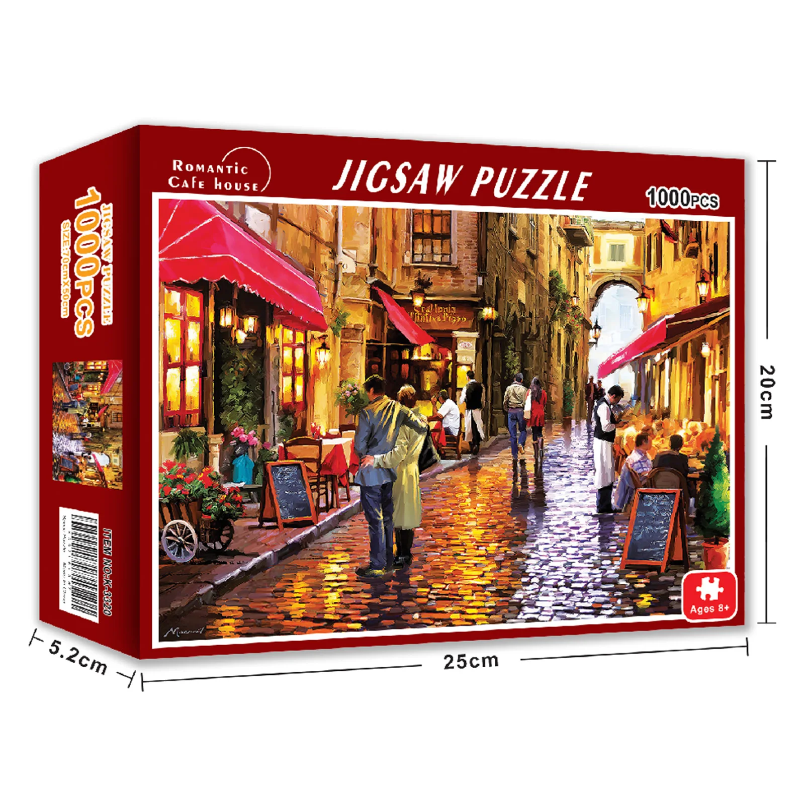 

1000Pcs Jigsaw Puzzles Educational Puzzles Decompression Toys For Adults To Concentrate Home Decoration