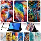 Чехол-подставка для планшета Huawei MediaPad (T1T3) 8,0MediaPad (T1T3) 7,0(T1T5) 10T3 10 9,6T2 10 PRO с акварельным узором