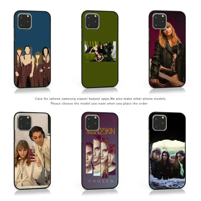 

Maneskin Damiano David Phone Case for iPhone Samsung Xiaomi note A 6 7 8 9 11 12 20 Pro X XS Max XR Plus