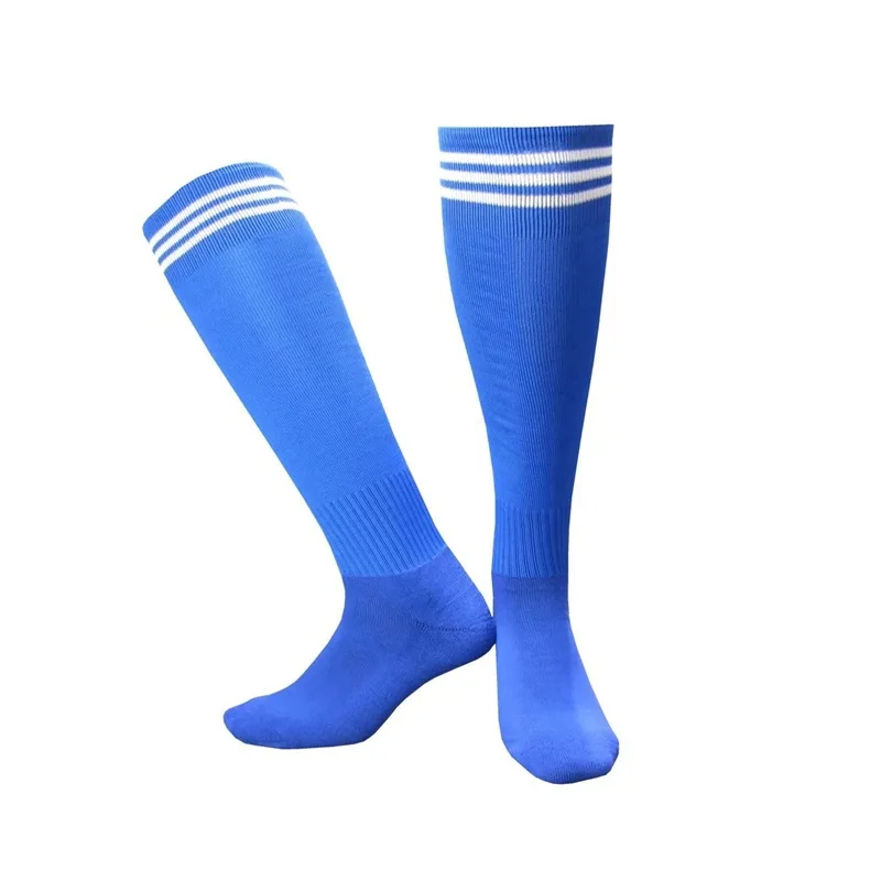 Тонкие футбольные носки Простые весенне летние длинные из полиэстера и хлопка