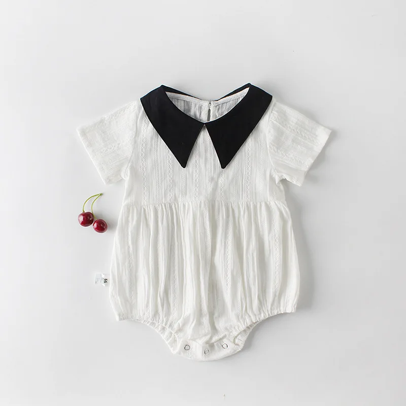 Новинка 2019 года Летний комбинезон для маленьких девочек жаккардовый с