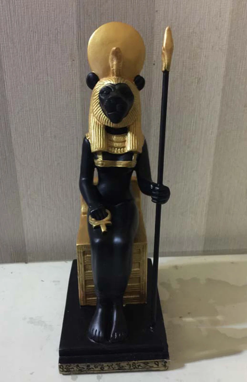 Египетские боги красоты египетская статуя для декора-сидя Isis(Auset), Osiris(Usiris), Mut, Bennu Коллекционная статуэтка, Египет