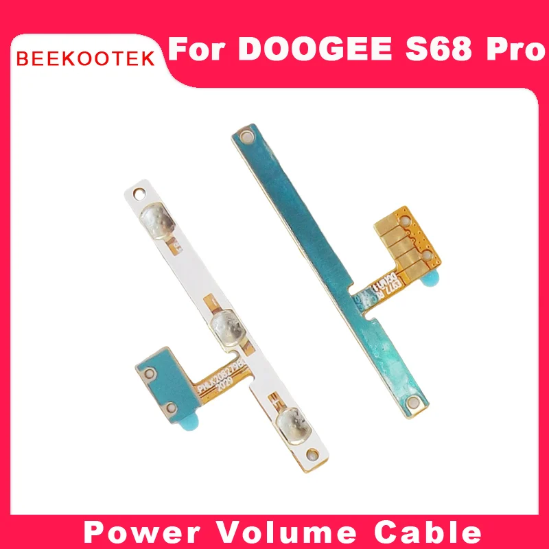 

BEEKOOTEK New Original Power on/off+ Volume FPC Key up/down button flex cable FPC For Doogee S68 Pro S68Pro Smart Phone