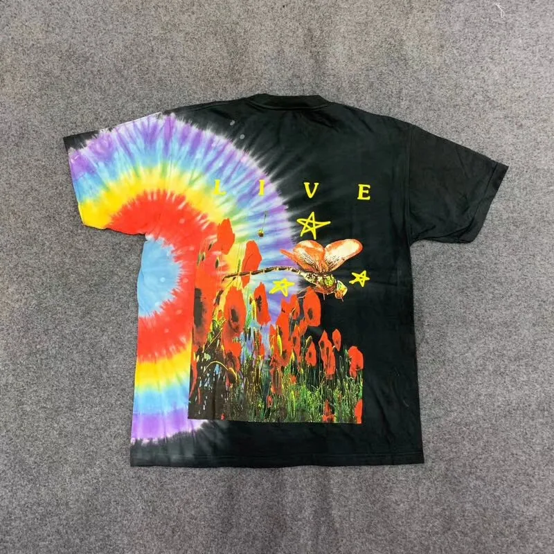 Мужская и женская футболка Travis Scott Astroworld модная повседневная с изображением