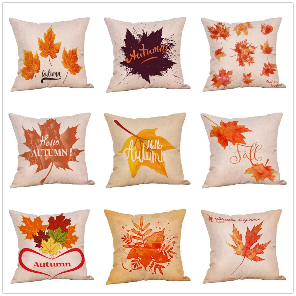 Наволочка для подушки на День Благодарения осень украшение дома наволочка
