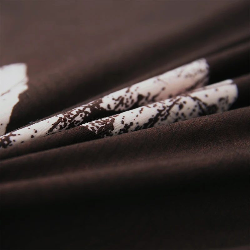 

BeddingOutlet Black and White Bedding Set Home textiles Soft Duvet Cover quilt cover bed sheet with Pillowcases 3/4pcs