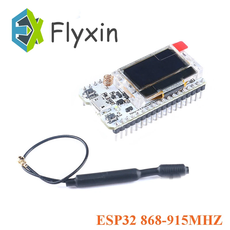 Модуль LoRa ESP32 Oled Wi Fi SX1276 868 МГц/915 МГц 1 шт. модуль IOT с антенной электронный комплект