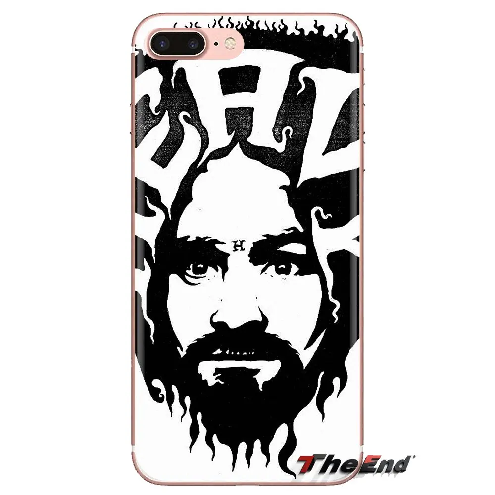 Мягкие прозрачные чехлы для Xiaomi Redmi 4A S2 Note 3 3S 4 4X5 Plus 6 7 6A Pro Pocophone F1 Charles Manson |