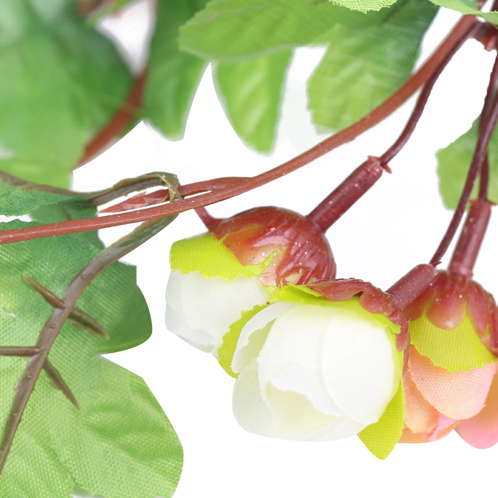 Искусственные розы цветы ротанговая маленькая гирлянда пионов Декор шелковая