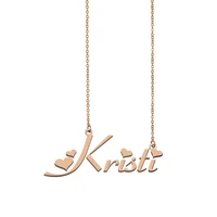 kristi name necklace custom nameplate pendant for women girls best friends birthday wedding christmas mother days gift