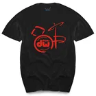 Мужская черная футболка с логотипом музыкальных инструментов DW, размер от S до 3XL, футболки shubuzhi, Мужская футболка, летняя брендовая футболка