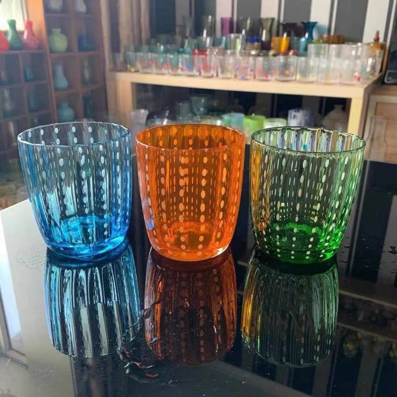 

2PCS/LOT Glass Glass Red Glass Juice Glass Water Glass Kitchen Dining Bar Cocktail-glass Wine Glass