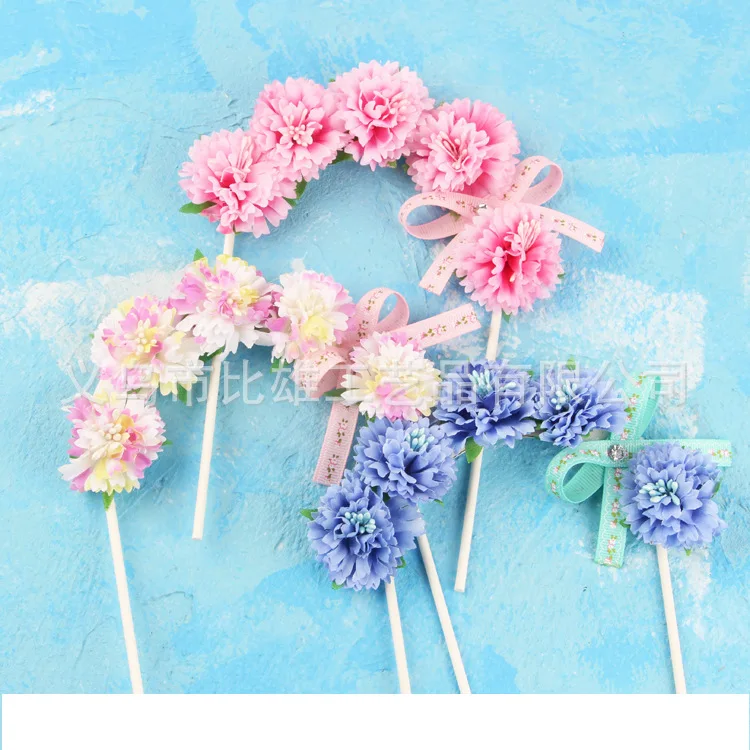 Украшение торта вставной цветок лук Арка украшения флаг|Украшения своими руками