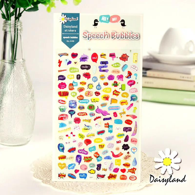 Daisyland речевые пузырьки фотография альбом для скрапбукинга ежедневник маленькая