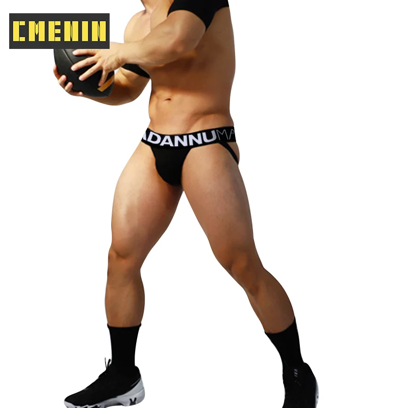 

2022 New Cotton Men's Thong And G String Man Underpants Low Waist Stringi Gay Sexy Men Underwear Jockstrap Panties Cueca AD7120