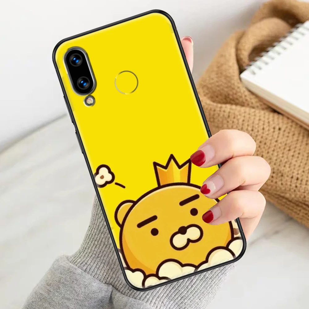 

Funny Cute CoCoa Phone case For Huawei Honor 6 7 8 9 10 10i 20 A C X Lite Pro Play black painting coque luxury bumper soft Etui