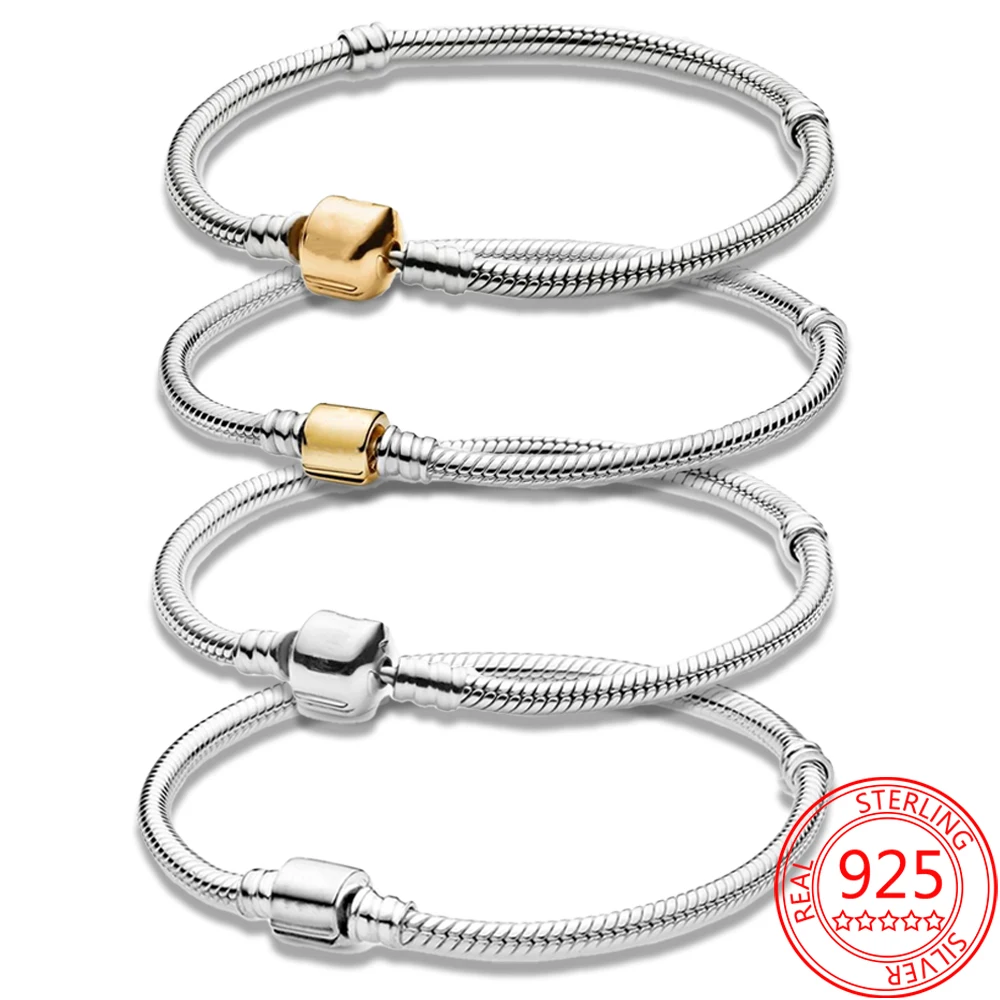 

Браслет-змейка женский из серебра 925 пробы