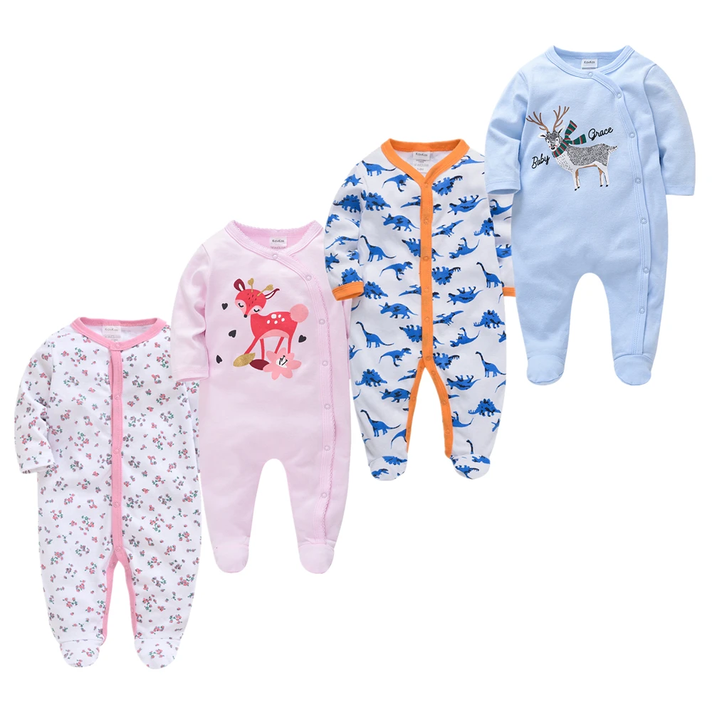 Детская Пижама для младенцев Одежда сна Roupas bebe fille Мягкая дышащая одежда