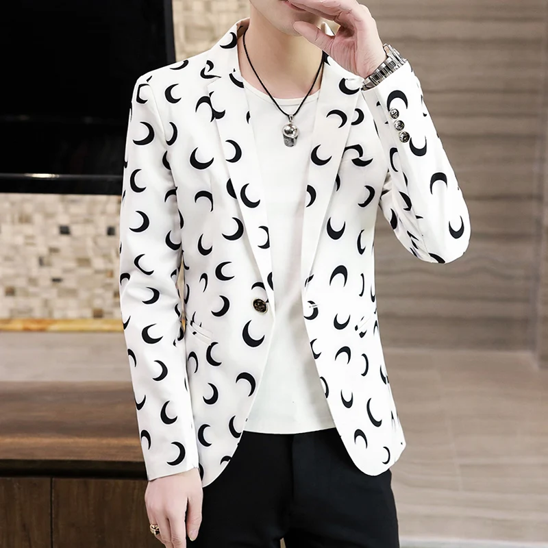 2021 Новое поступление мужские весенние повседневные блейзеры Стильный тонкий