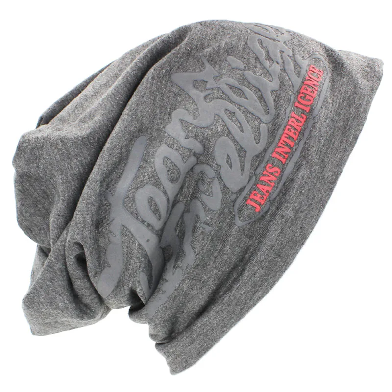 dark grey Lovingsha шапочки Шапки для Для мужчин или женские Аксессуары вязать хлопок Skullies зима унисекс трикотажные хип-хоп упругие шапки - Цвет: dark grey