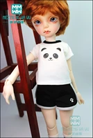 bjd accessories doll clothes fashion white panda three piece for 27cm 30cm 16 bjd yosd doll