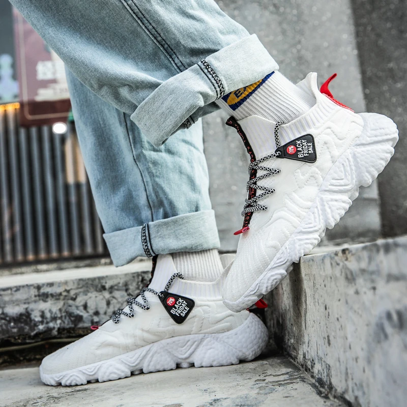 

Free Shipping Fashion Men Sneakers Fashion Casual Breathable Mesh Sports Shoes For Men Coconut Shoes Size 39-44