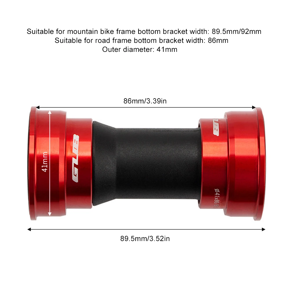

Bicycle Bottom Brackets BB92 BB86 Bottom Brackets with Ceramic Bearings for Prowheel 24mm Crankset Chainset Bicycle Accessories