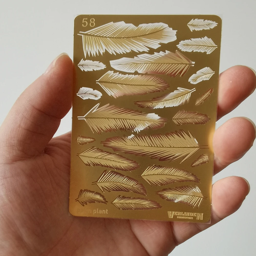 1/35 травленные листья пальмовых растений для моделирования сцены обновленный