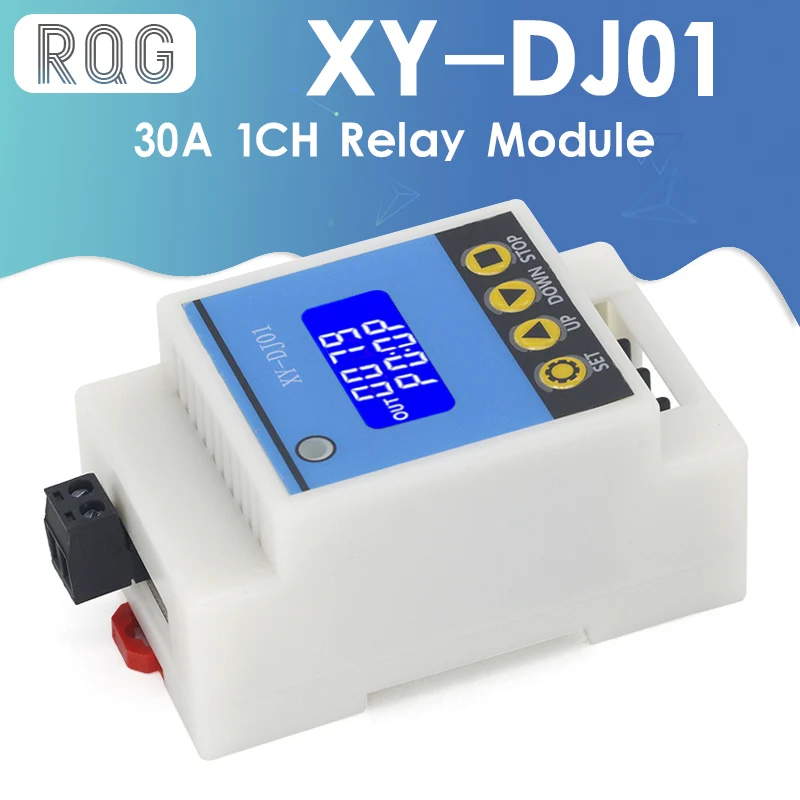 XY DJ01 30A 1CH модуль реле задержки Мощность Off отключен триггер времени цикла цепи