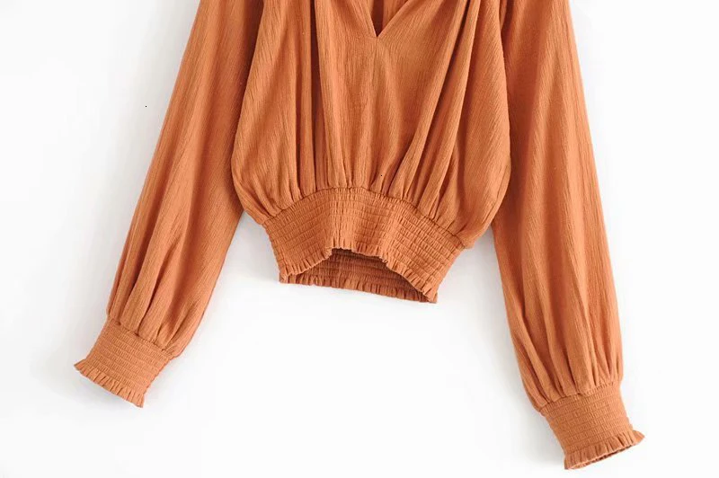 Модные женские блузки от больших мам с глубоким v образным вырезом белые