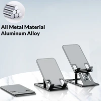 YelWong Metal Fold Adjustable Phone Bracket Tablet Holder Portable iPad Stand Desktop Bracket Aluminum Alloy for iPhone Xiaomi