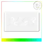 Реквизит для комнаты спасения, акриловые волшебные прозрачные карты для реальной жизни, игра-головоломка, ворс, четыре карты, чтобы получить подсказки, приключения игрока