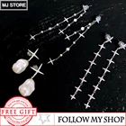 Новинка октября, серьги из стерлингового серебра S925 пробы в виде звездочек из сериала дивин, роскошные брендовые бриллианты, подарок для женщин