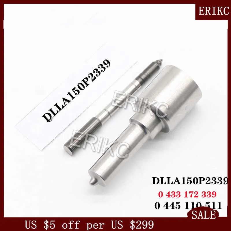 

ERIKC DLLA 150 P 2339 OEM 0 433 172 339 Common Rail Spare Parts Nozzle DLLA150P2339 FOR 0 445 110 511