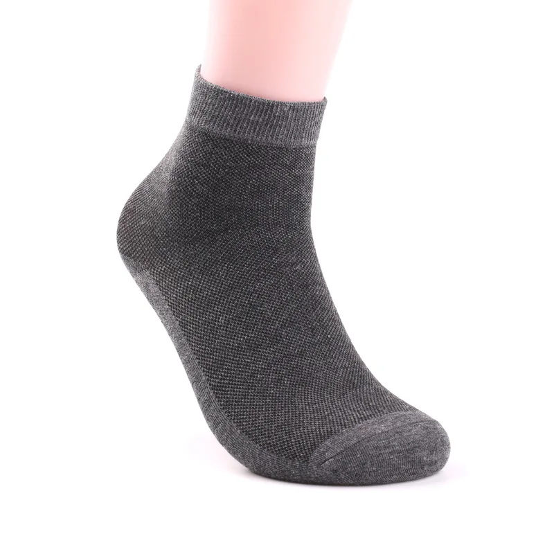 Мужские сетчатые весенне летние хлопковые тонкие мужские одноцветные носки