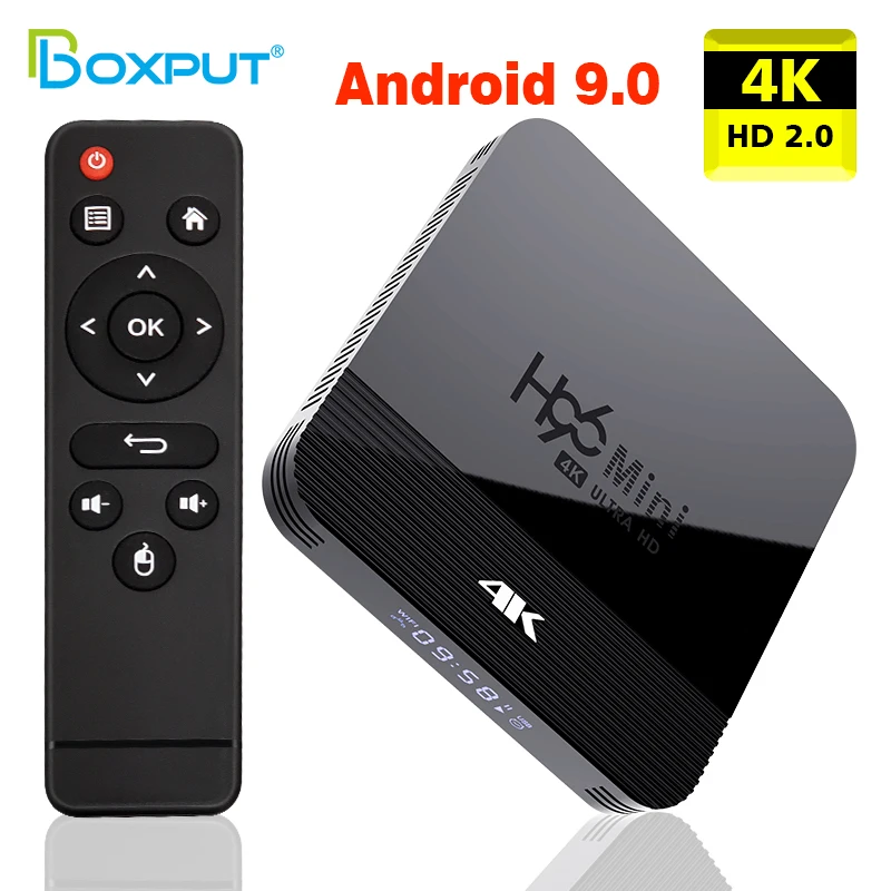 H96 мини H8 Android 9 0 RK3228A TVBOX двухъядерный процессор Wi Fi 2 4G 5G для приставки Smart 4K HD Google