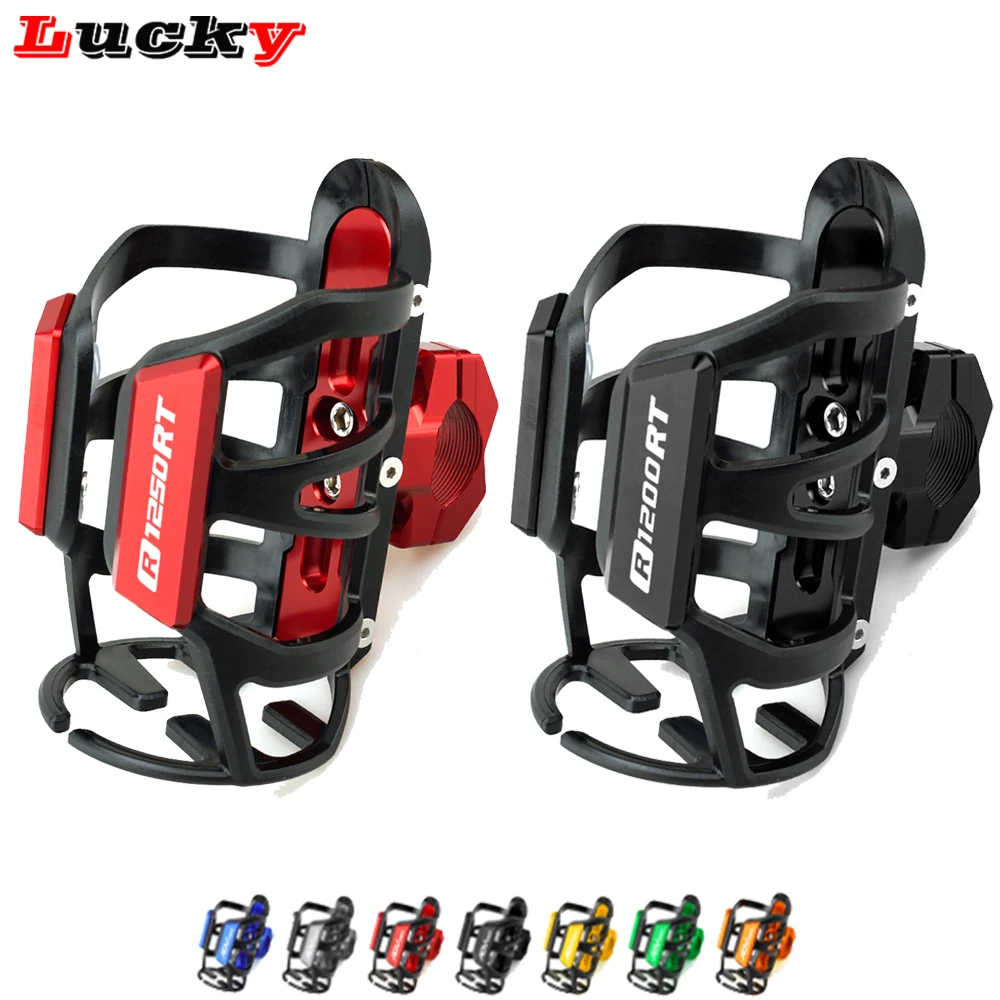 

For BMW R1250RT R1200RT R1250 R1200 R 1250 1200 RT CNC Motorbike Beverage Water Bottle Cage Drink Cup Holder Mount Accessories
