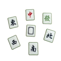 50pcslot mahjong embroidery patch sticker clothing decoration sewing accessories craft diy iron heat transfer applique