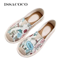 issacoco womens loafers casual shoes ladies nurse rothy platform mcqueen shoes fashion breathable walking flat shoes sneakers