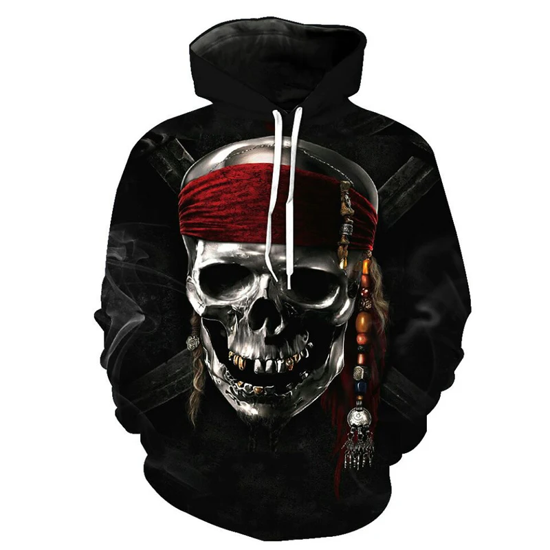 Костюм Унисекс На Хэллоуин для взрослых толстовка с 3D принтом скелета костяного