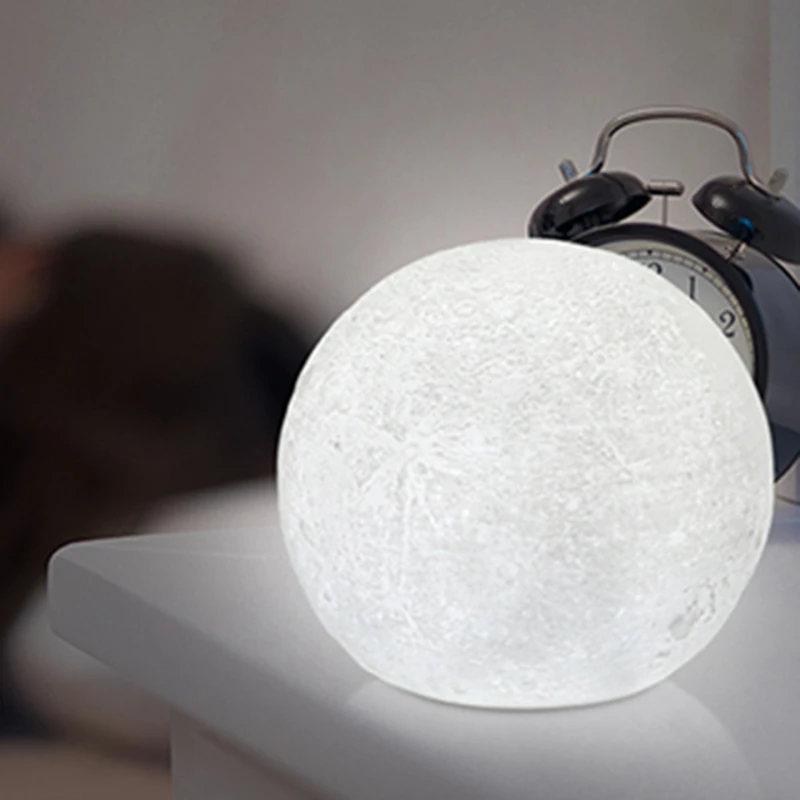 Умная настольная лампа Луна с поддержкой Wi Fi и голосовым управлением|Настольные