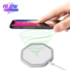 Беспроводное зарядное устройство 20 Вт для iPhone 13, 12 pro, Huawei, Samsung, беспроводная Индукционная зарядная панель