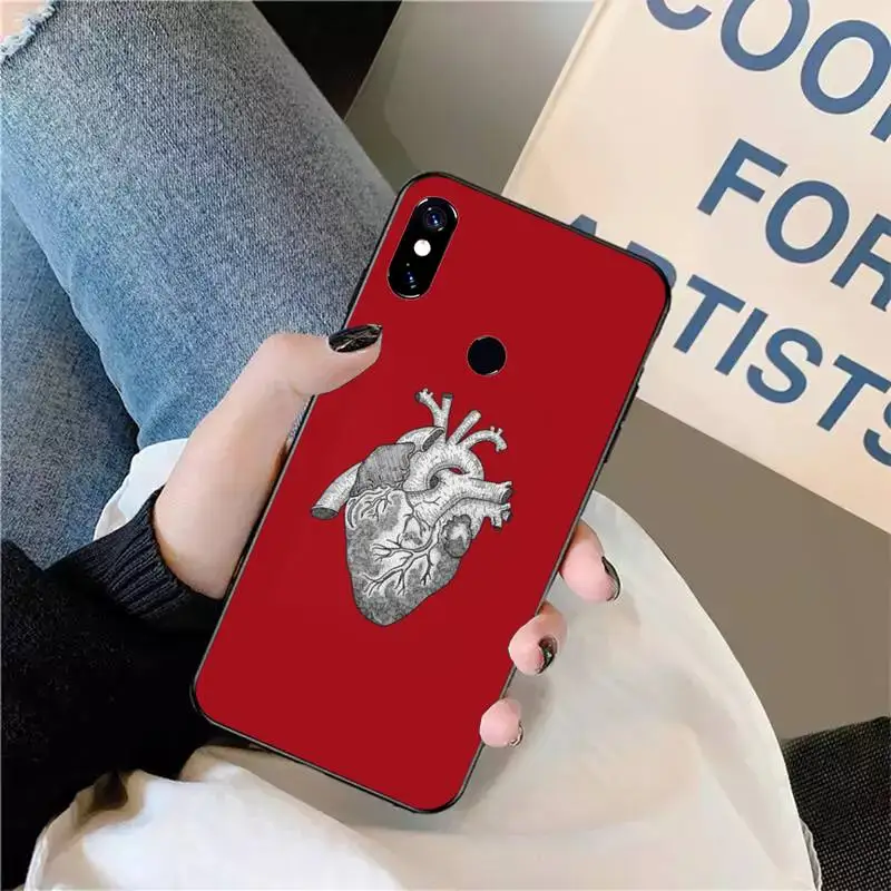 

Beautiful cherry blossom Phone Case For Xiaomi Redmi mi note max 3 5 6 8 9 10 t S SE lite pro Soft Silicone Shell Cover Funda