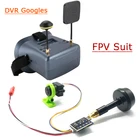 FPV подходит для LS-008D 5,8G FPV Googles очки виртуальной реальности высокого качества 40 каналов с батареей 600 мА с МВт Lancher + CMOS 1000TVL камера