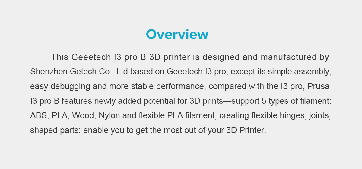 Geeetech I3 Pro B 3d принтер акриловая рамка новые Reprap Prusa DIY наборы Высокая точность Impressora ЖК зарубежный склад