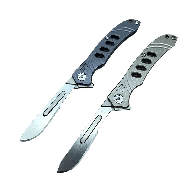 Съемный хирургический складной нож Mack Walker из титанового сплава | Инструменты