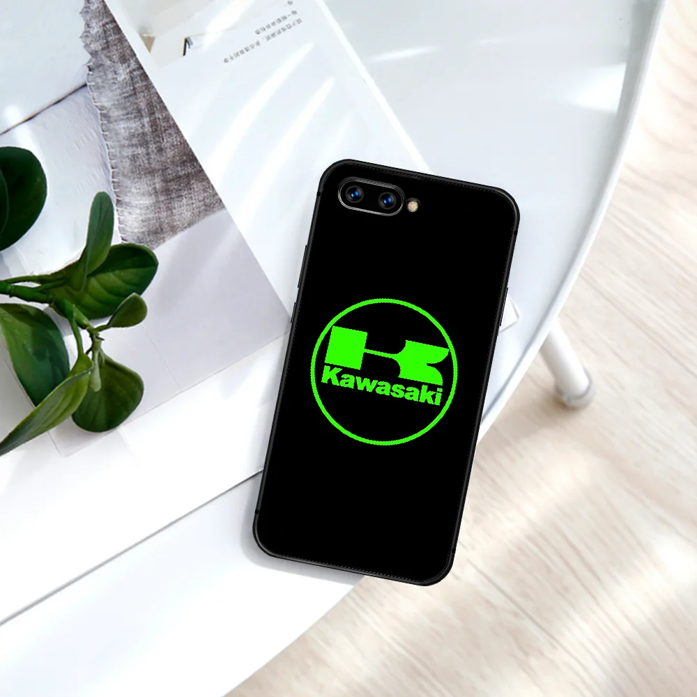 

Motocycle Brand Kawasaki Phone Case For Huawei Honor 6A 7A 7C 8 8A 8X 9 9X 10 10i 20 Lite Pro Play black Coque Trend Waterproof